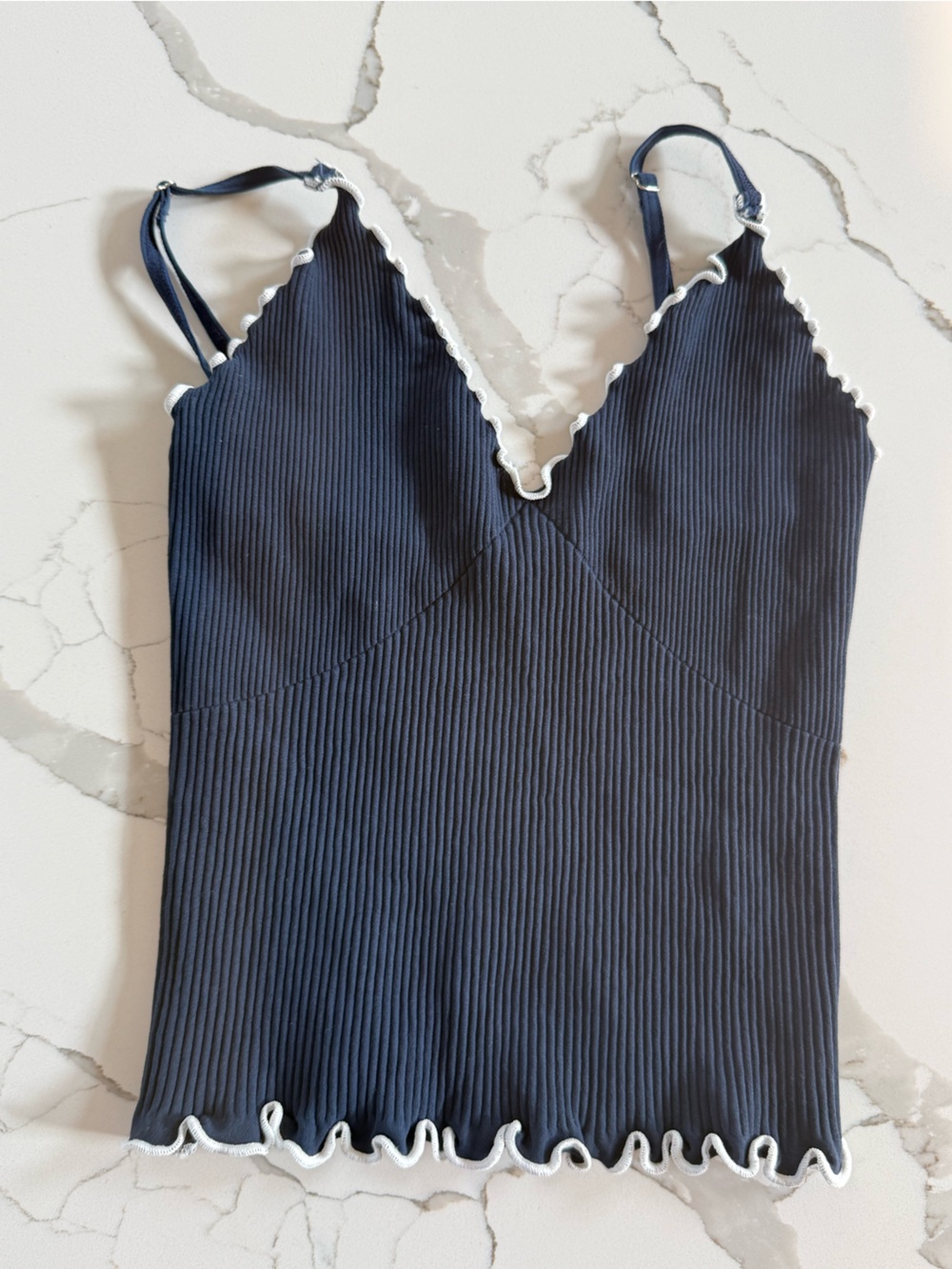 Free People Easy to love cami Blue